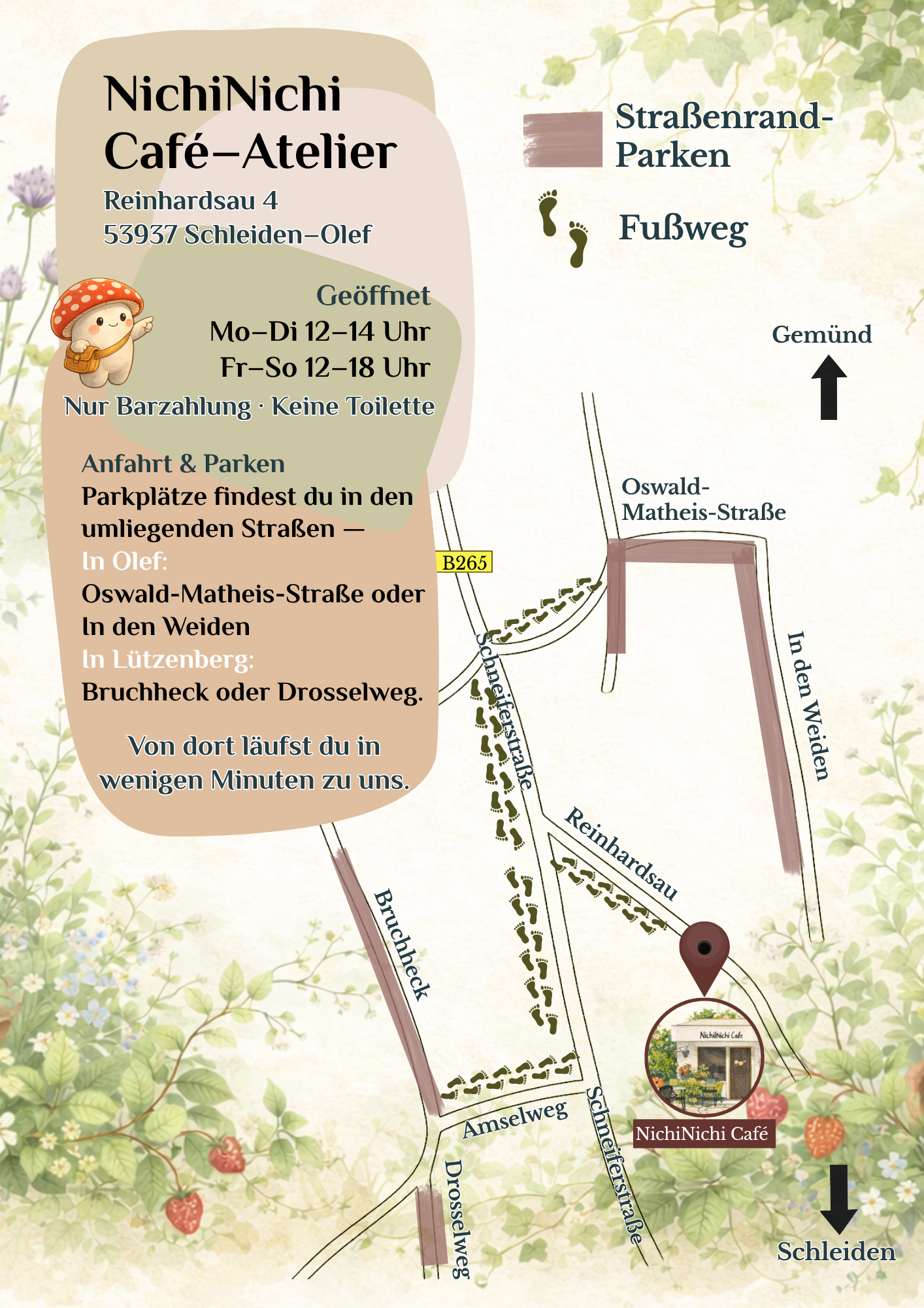 Anfahrtskarte NichiNichi